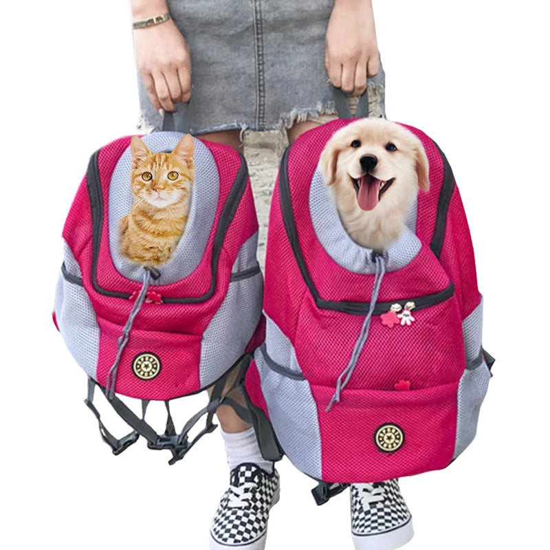 Double-Shoulder Travel Bag for Cats & Small Dogs