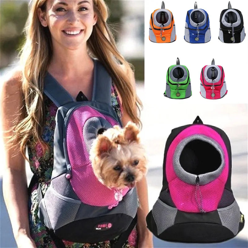 Double-Shoulder Travel Bag for Cats & Small Dogs