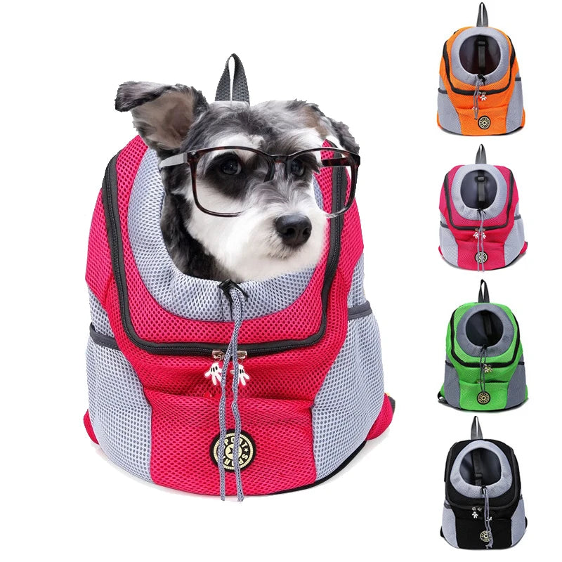 Double-Shoulder Travel Bag for Cats & Small Dogs