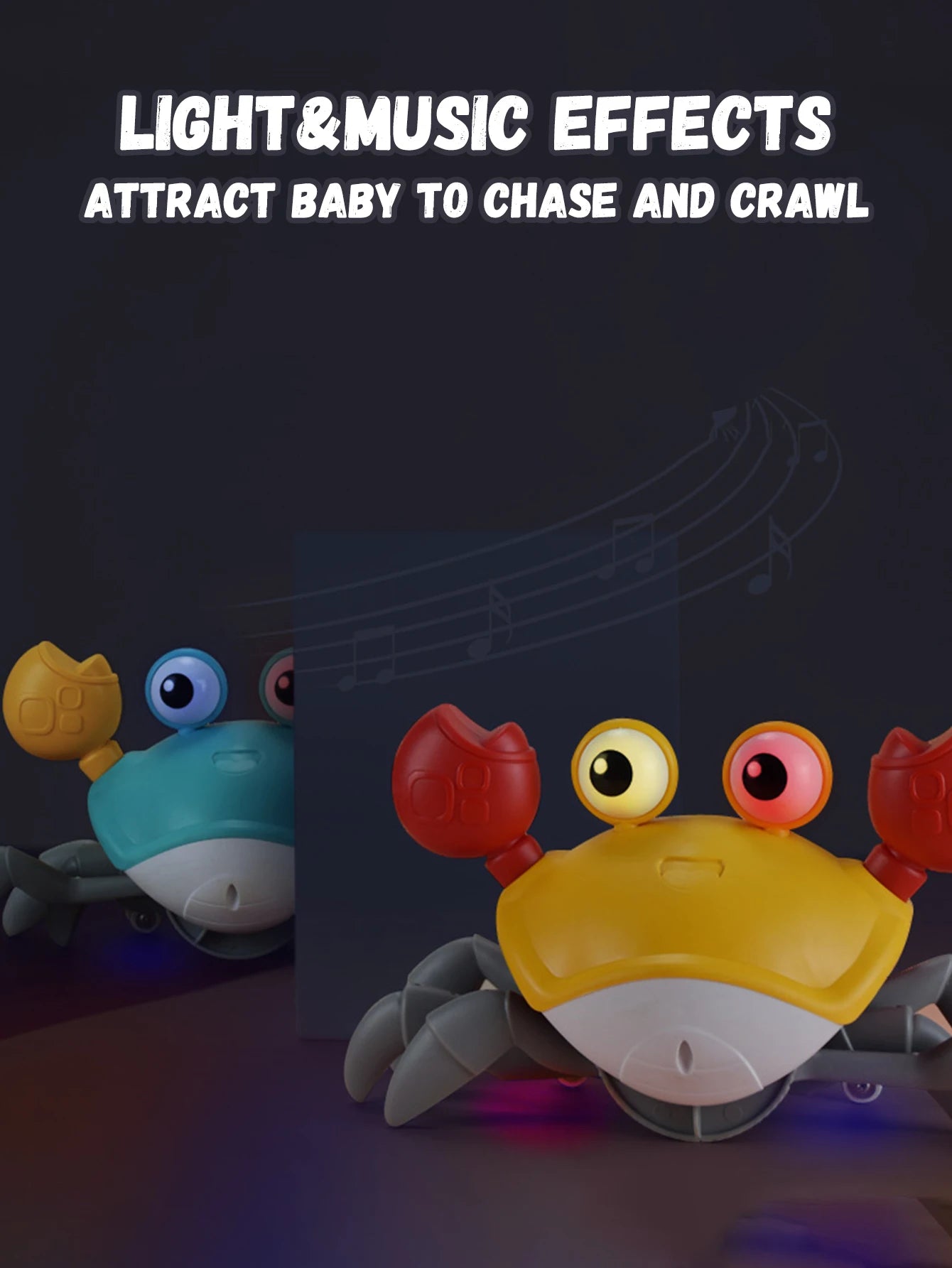 Obstacle-Avoiding Musical Baby Toy