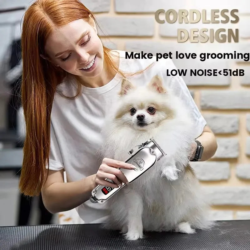 Low-Noise Grooming Trimmer for Dogs & Cats