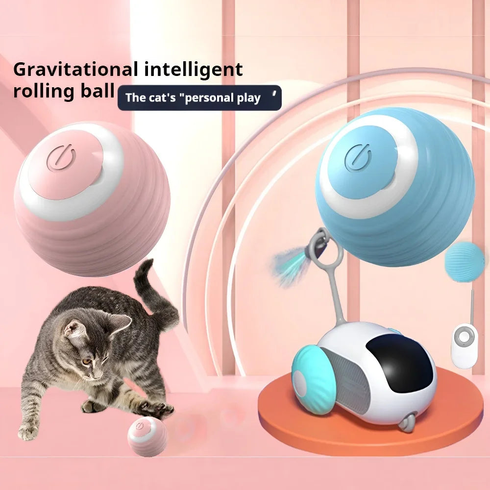 Smart Interactive Rolling Cat Ball